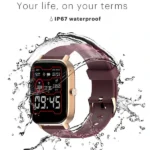 Noise-Colour-Fit-Icon-2-Deep-Wine-IP67 Waterproof