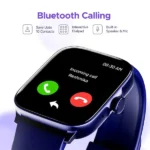 Boat-Ultima-Connect-Smartwatch-Blue-Bluetooth-Calling mobitez.in