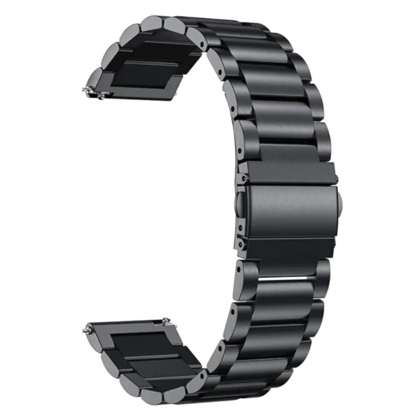 smartwatch-strap stainless steel black mobitez.in