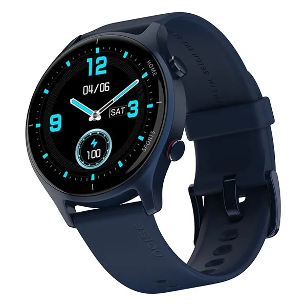 Noise Twist Round dial Smart Watch with Bluetooth Calling 1.38 TFT Display up to 7 Days Battery 100 Watch Faces IP68 Midnight Blue MobiTez The Complete Mobile Store