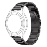 smartwatch-strap stainless steel black mobitez.in