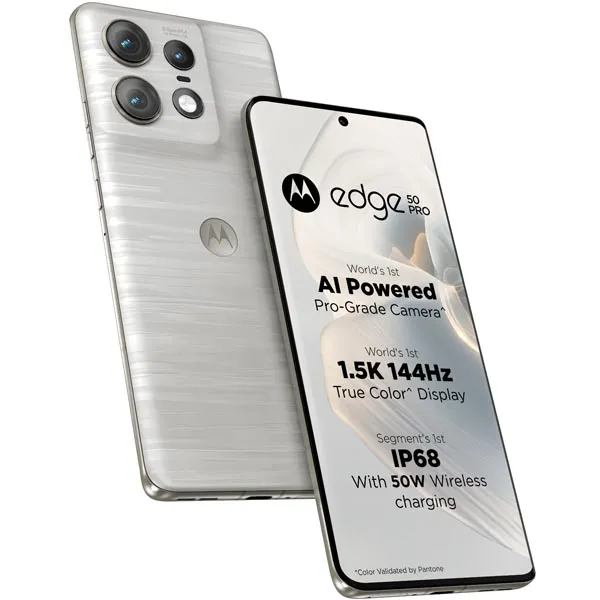 Motorola Edge 50 Pro 5G (Moonlight Pearl, 256 GB) (8 GB RAM) with 68W  Charger - MobiTez The Complete Mobile Store.