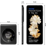 Tecno Phantom V Flip 5G Iconic Black mobitez.in