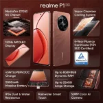 realme P1 5G Phoenix Red mobitez.in