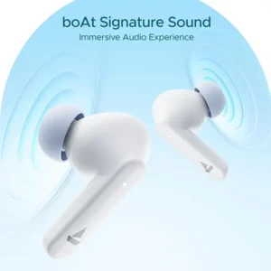 Boat Airdopes 120 Ivory White Boat Signature Sound mobitez.in