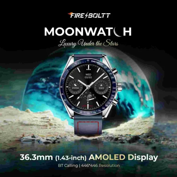 Fireboltt Moonwatch blue L mobitez.in