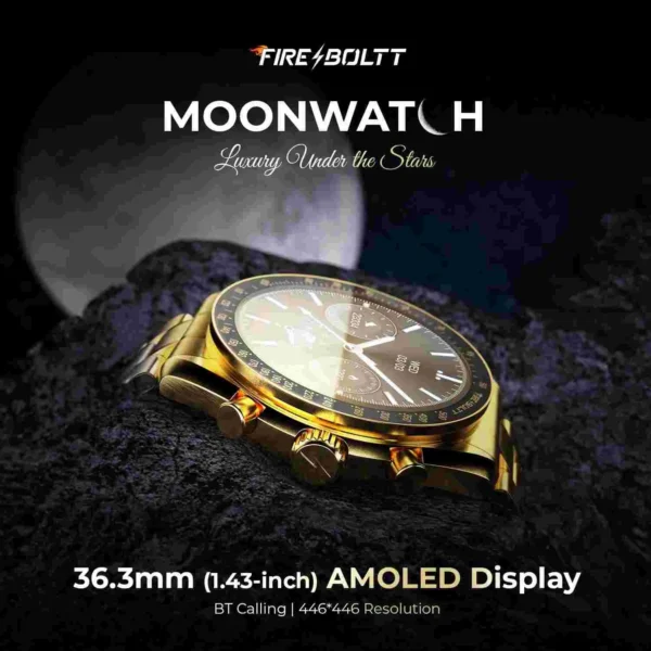 Fireboltt Moonwatch gold mobitez.in