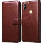 Flip Cover for Mi Redmi Y2 (Brown,  (Pack of 1)