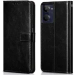 Flip Cover for Realme 10 (Black , (Pack of 1)