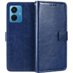 Flip Cover for Vivo T1 44W (Blue,  (Pack of 1)