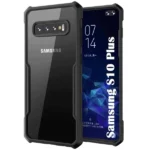 Back Cover for Samsung Galaxy S10 Plus Black, Shockproof, Transparent (Pack of 1)