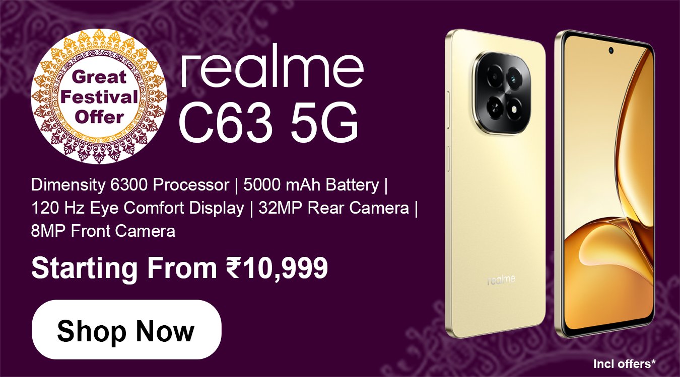 Realme C63 Middle Banner 2