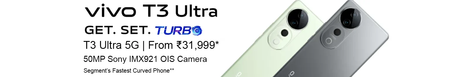 Vivo T3 Ultra 5G Brand page Banner